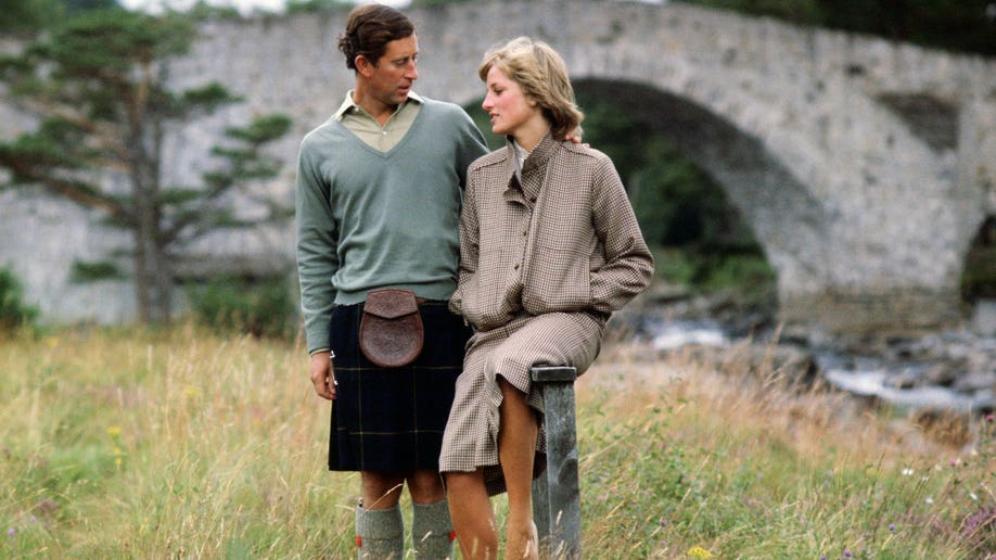 Princess Diana and King Charles III on their honeymoon