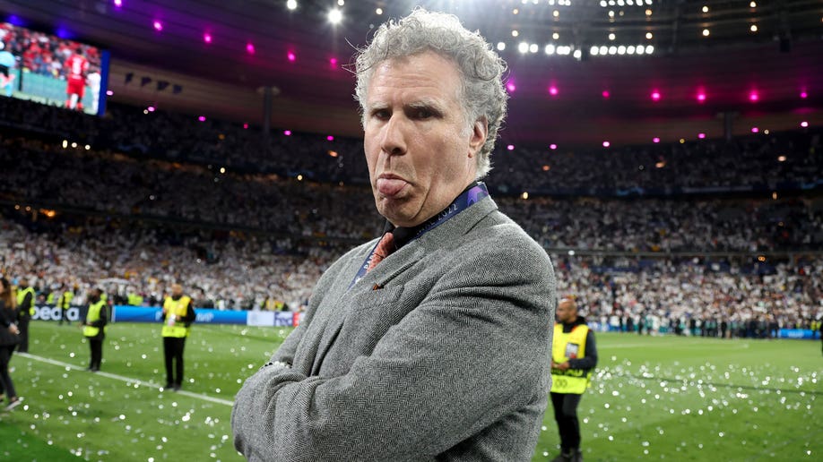 Will Ferrell at UEFA final match in 2022