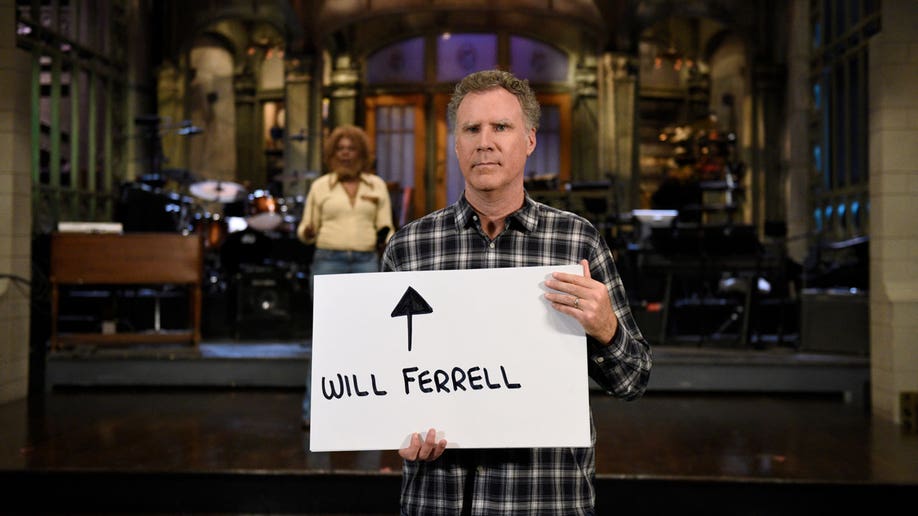 Will Ferrell appearing on the SNL stage