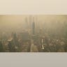Manhattan covered in smoke