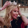 Bling Empire star Anna Shay tries on a sparkling diamond crown