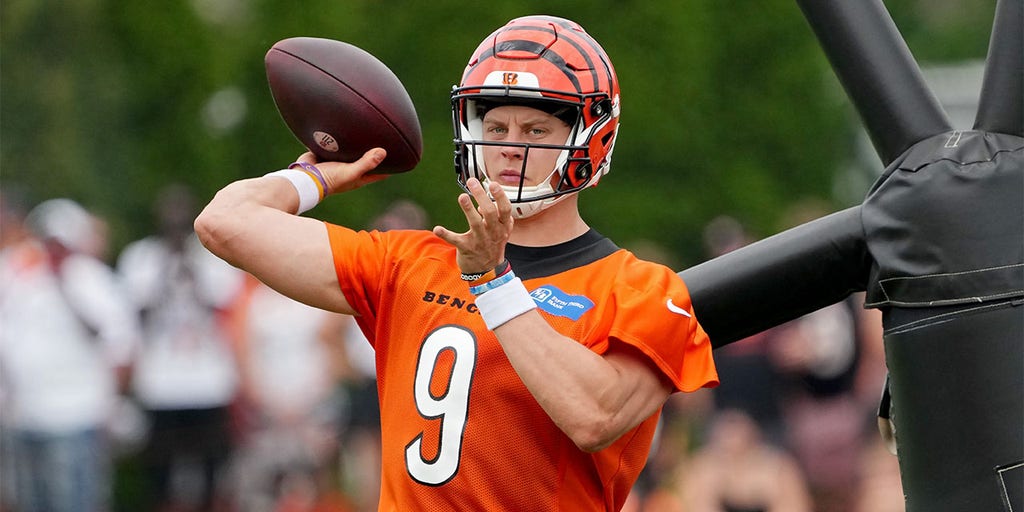 Joe Burrow of the Cincinnati Bengals looks on against the Buffalo News  Photo - Getty Images