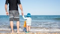 Father holding hands of his little daughter at the seashore. Family vacations at the beach. Summertime. - Fox News