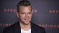 US actor Matt Damon poses upon his arrival for the "Premiere" of the movie "Oppenheimer" at the Grand Rex cinema in Paris on July 11, 2023. (Photo by JULIEN DE ROSA / AFP) (Photo by JULIEN DE ROSA/AFP via Getty Images)