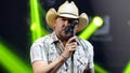 BURBANK, CALIFORNIA - APRIL 21: (FOR EDITORIAL USE ONLY) Jason Aldean performs live onstage at the iHeartCountry Album Release Party for his new album "Georgia" at iHeartRadio Theater on April 21, 2022 in Burbank, California. (Photo by Kevin Winter/Getty Images for iHeartRadio)