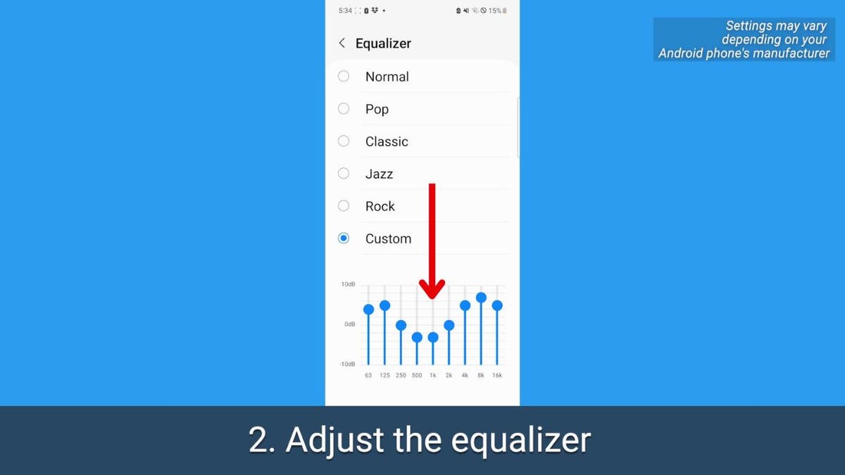 Android screenshot sound levels