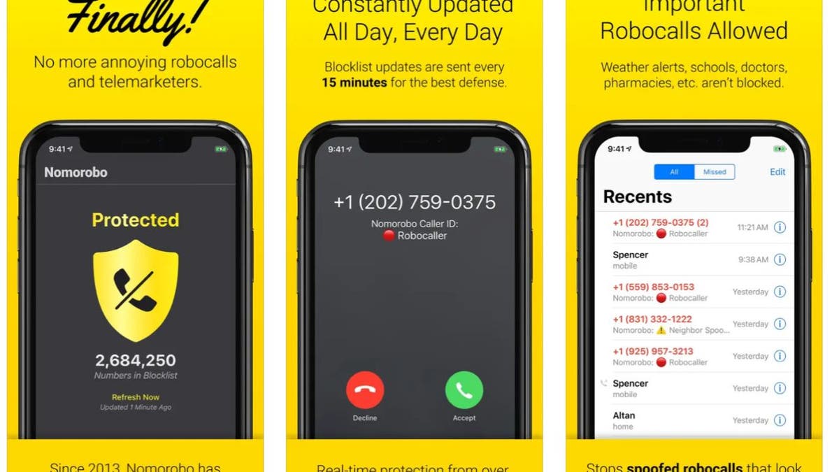 Robocall ad for smartphones