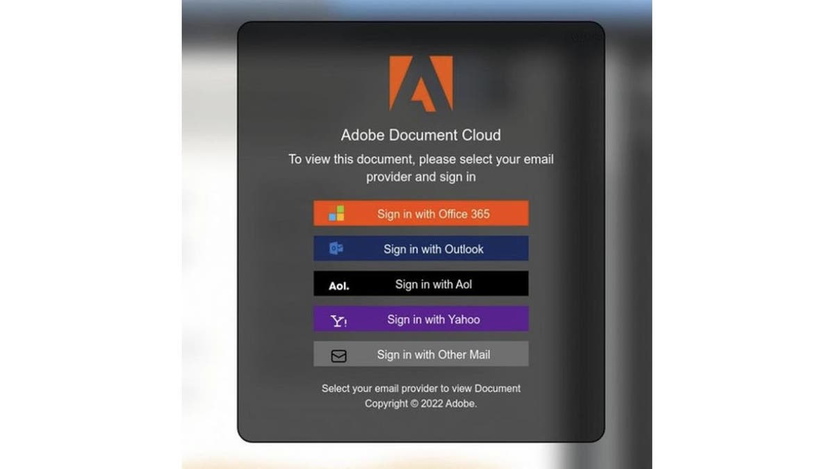 Fraud version of Adobe