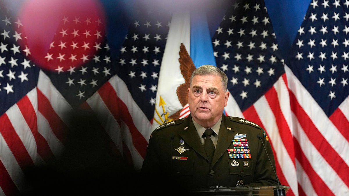 Milley gives NATO press conference in Burssels