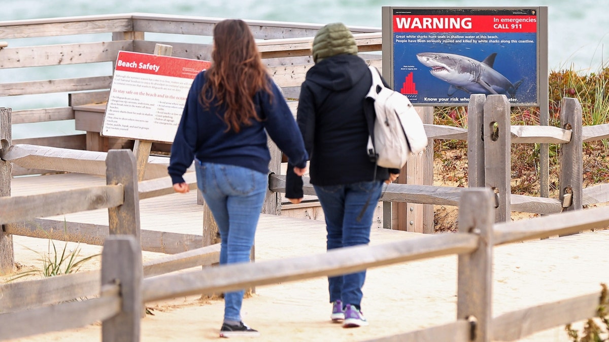 Visitors at Marconi Beach