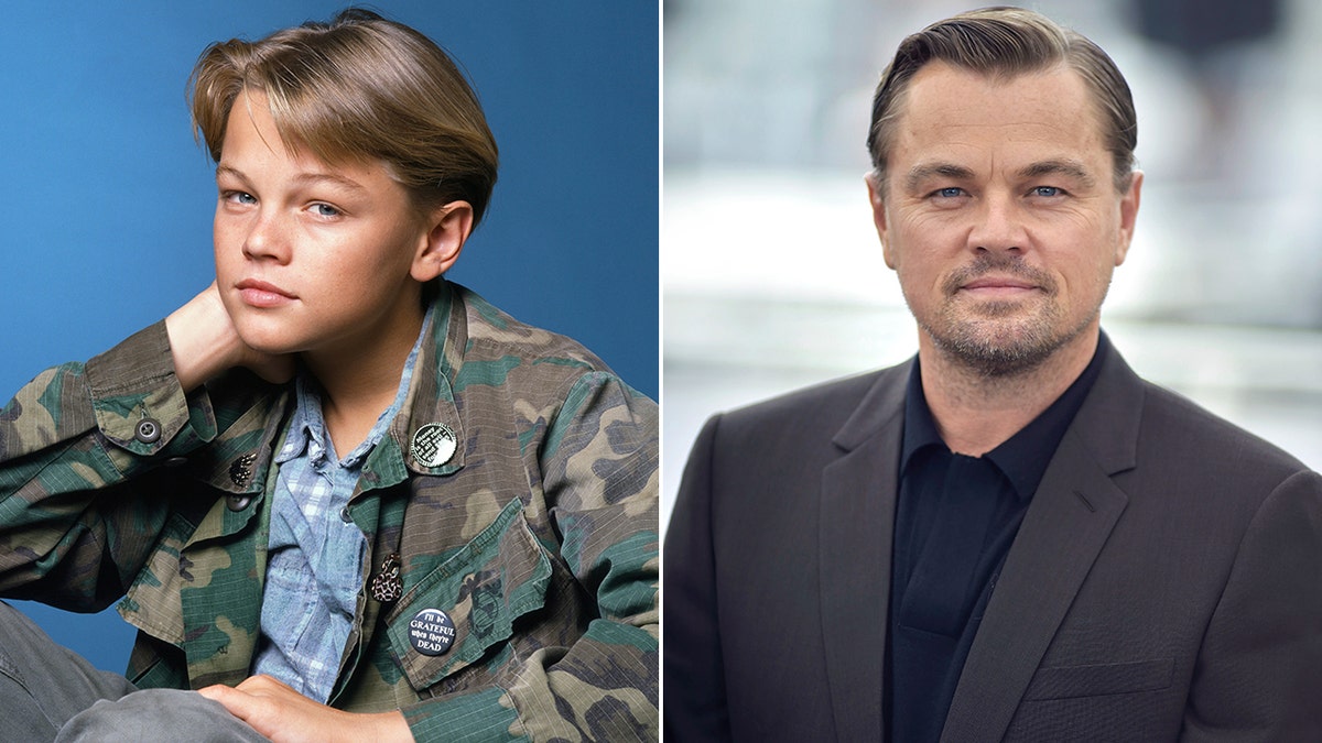 Leonardo DiCaprio then and now split