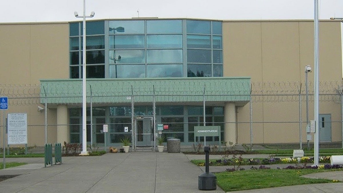 Exterior of a correctional facility