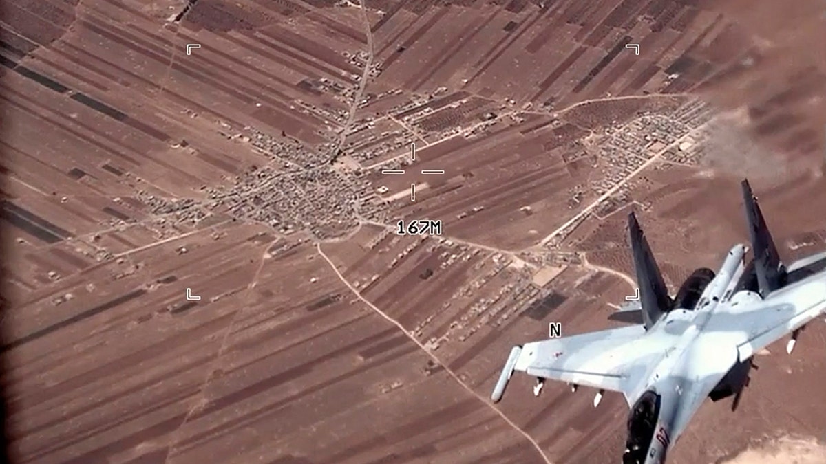 A plane over Syria