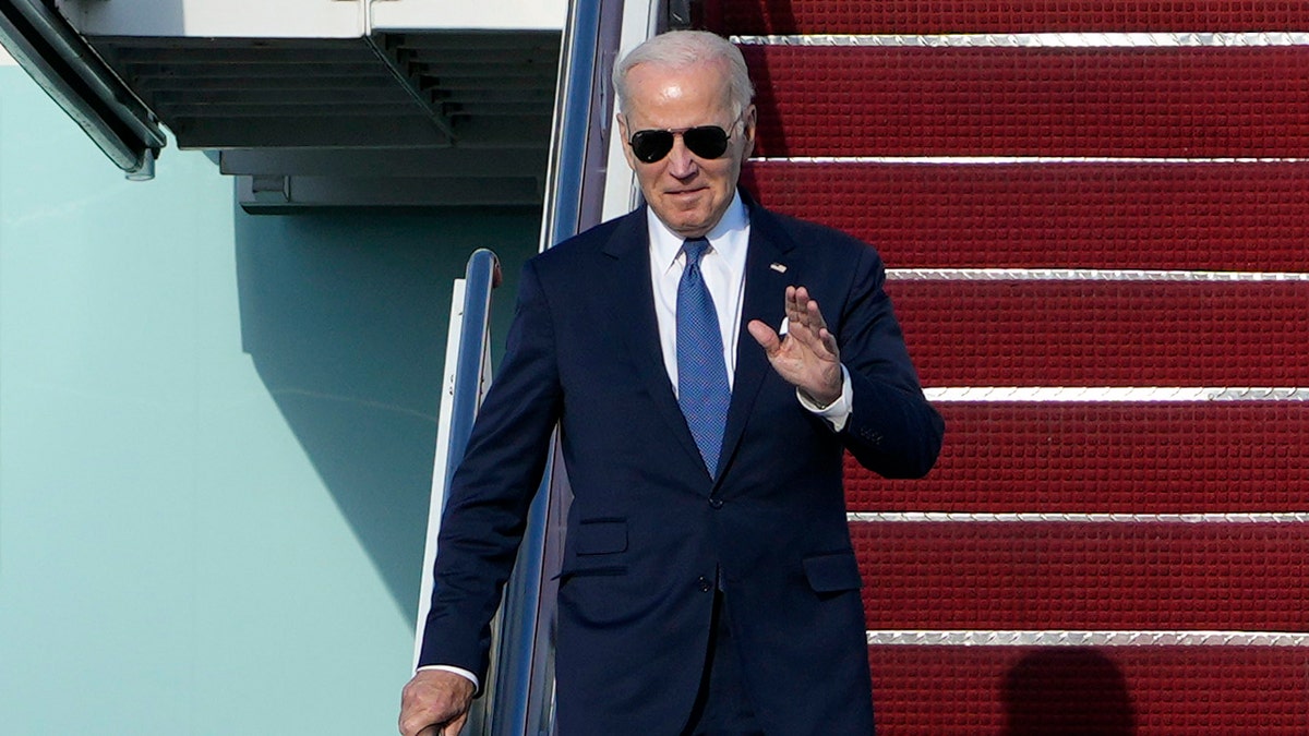 Joe Biden walking