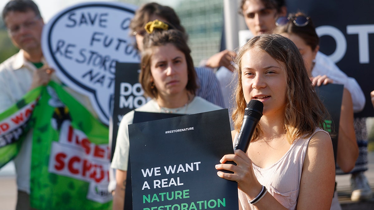 Swedish climate activist Greta Thunberg