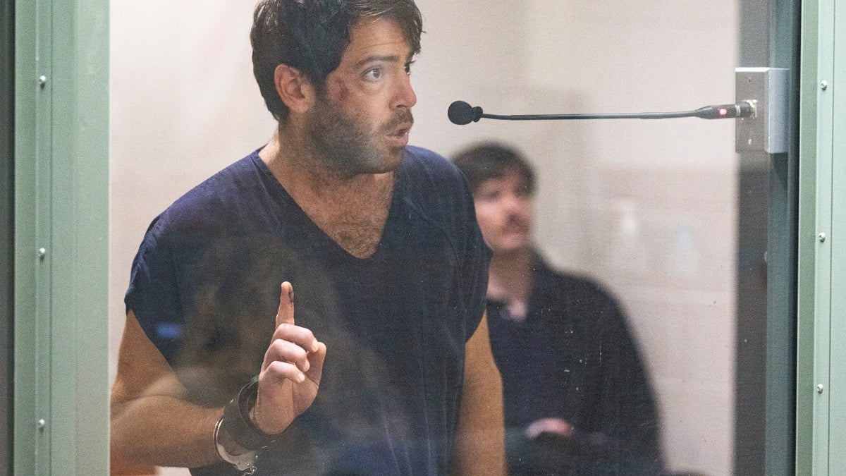 Matthew Mannix speaking in court