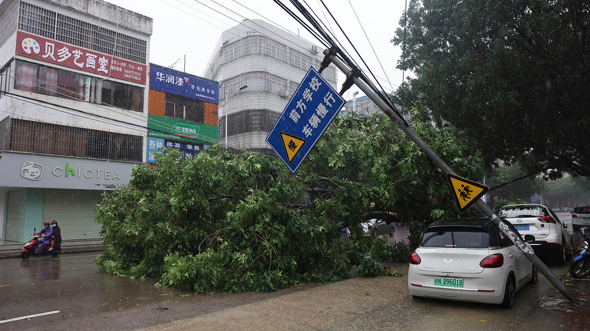 Damage from Typhoon Talim