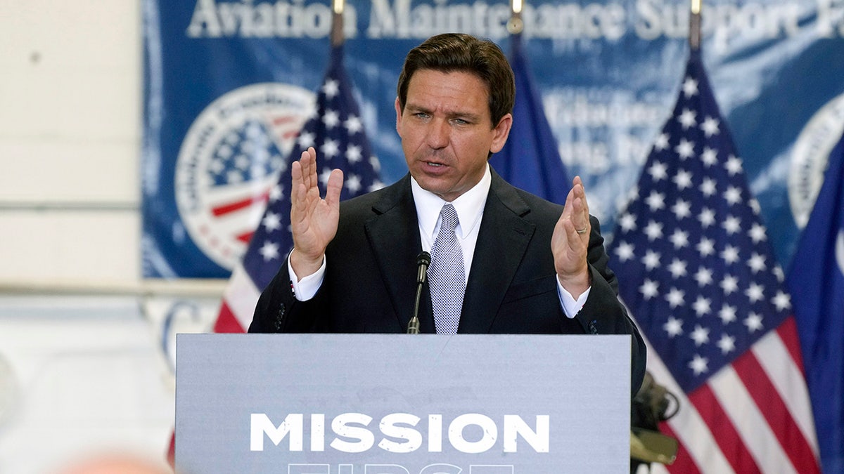 DeSantis during South Carolina campaign stop