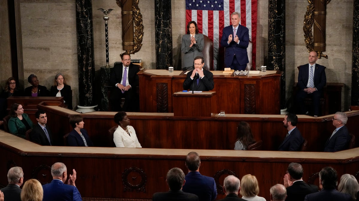 Israeli President Herzog speaks to Congress