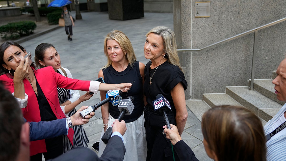 Robert Hadden sexual assault survivors speak to reporters outside federal sentencing