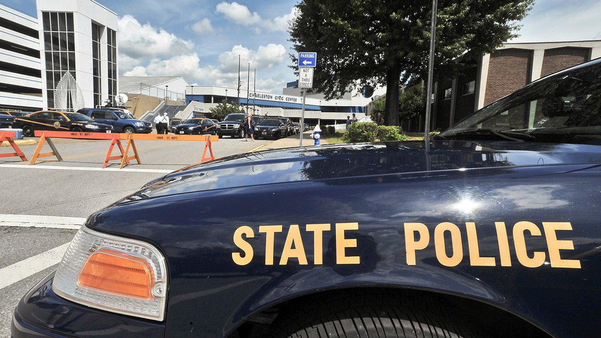 A West Virginia State Police car