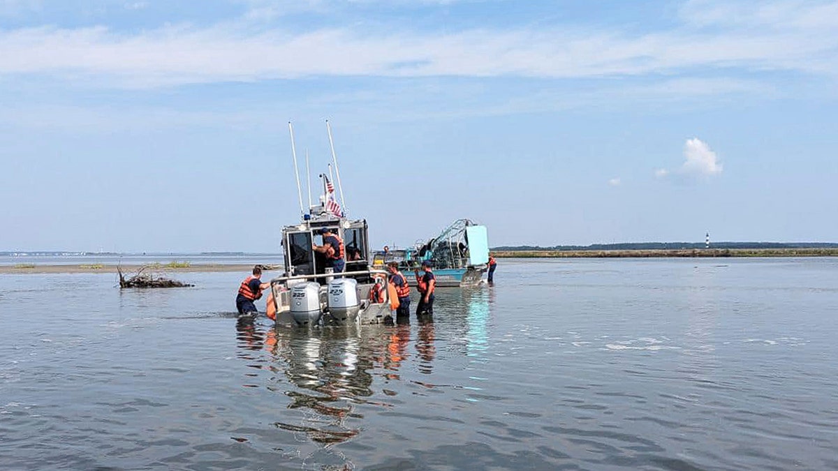Outer Banks capsized airboat
