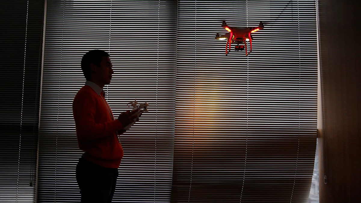 Person flying drone