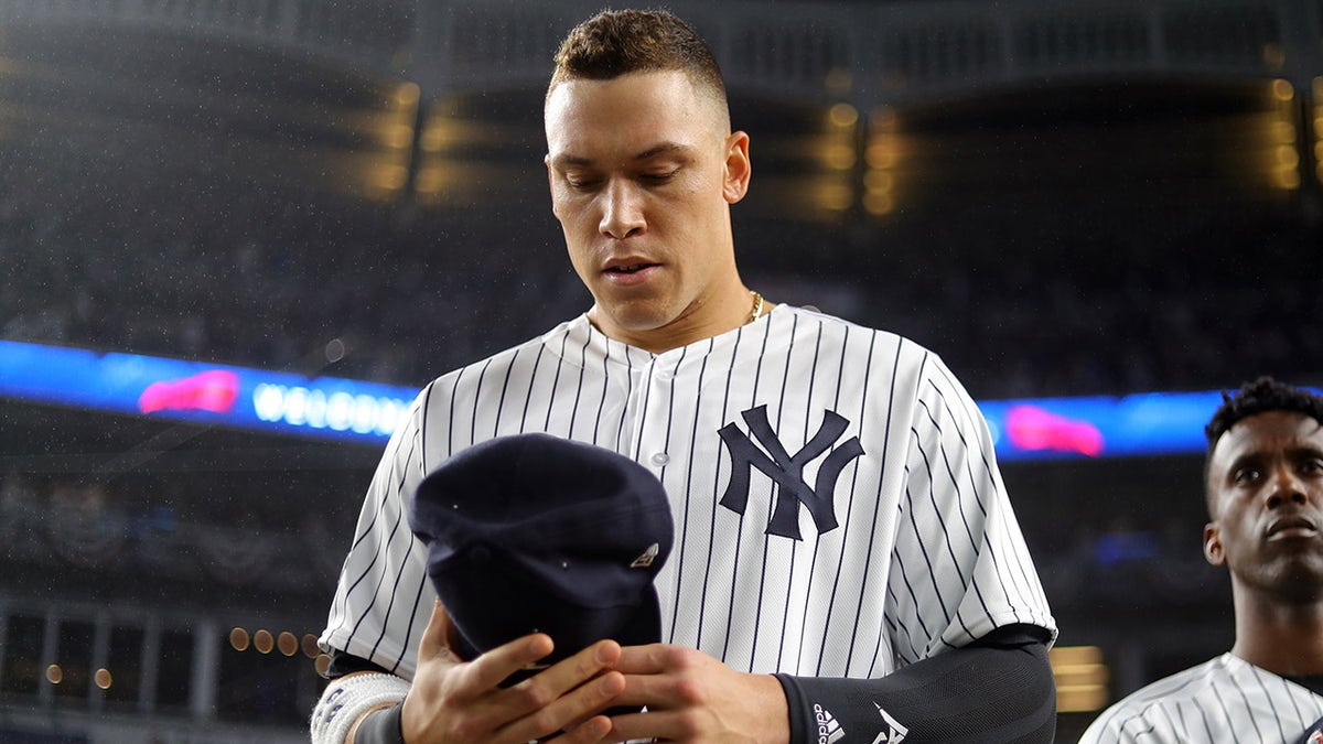 Fashion Men's and Women's New Yankees Aaron Judge Baseball Fan