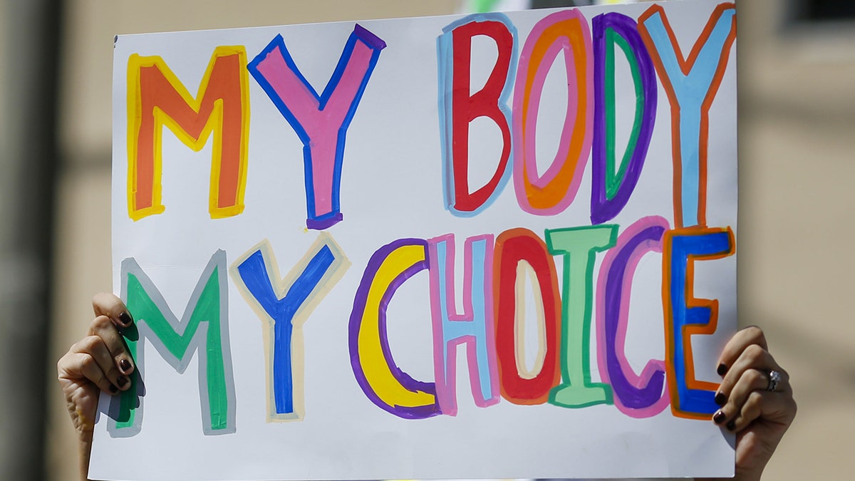 My Body, My Choice sign