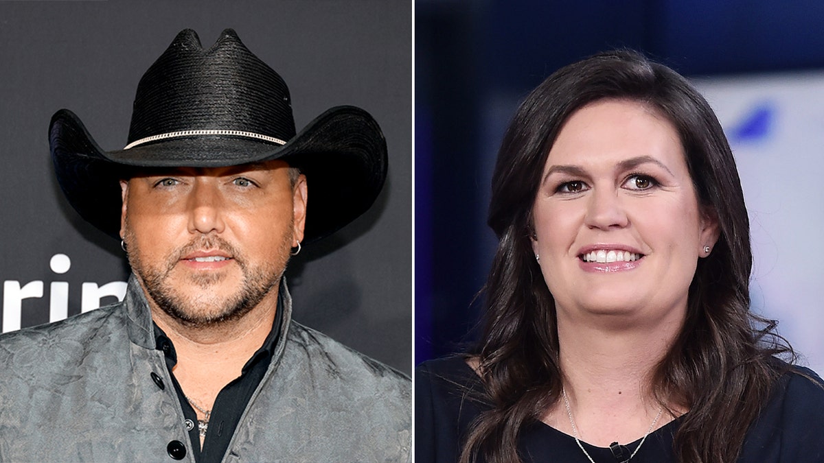 Sarah Sanders and Jason Aldean