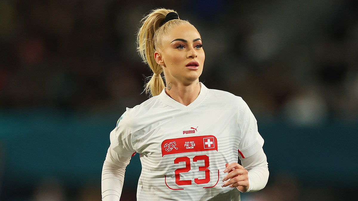 Swiss soccer star Alisha Lehmann gets cheeky 'shirt' request from