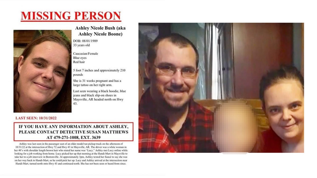 Ashley Bush missing person poster