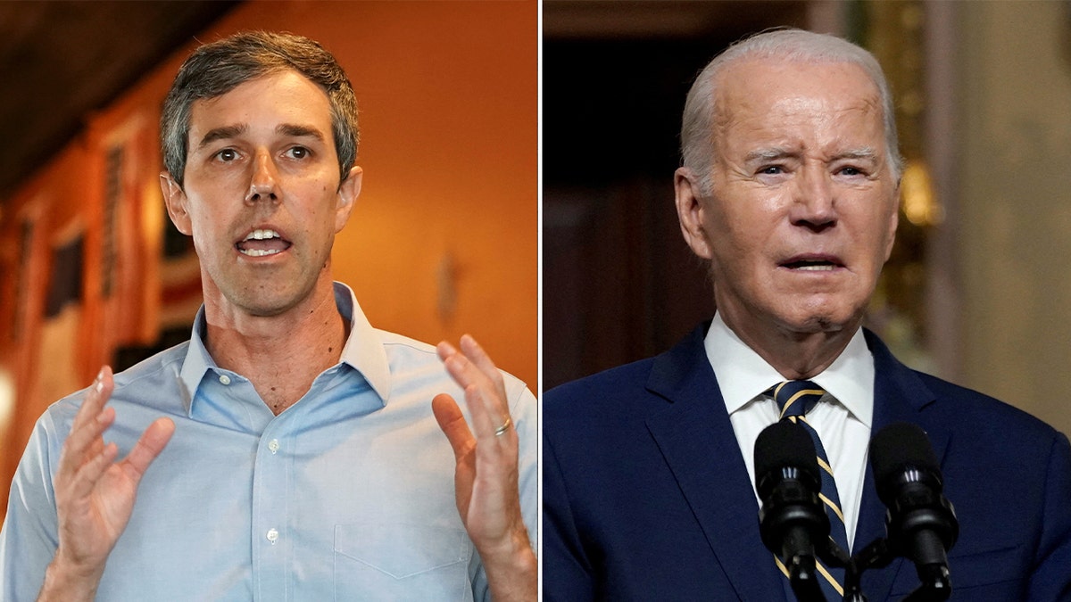 Beto O'Rourke and Joe Biden