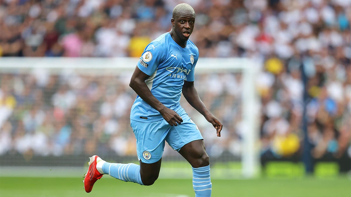 Benjamin Mendy in action