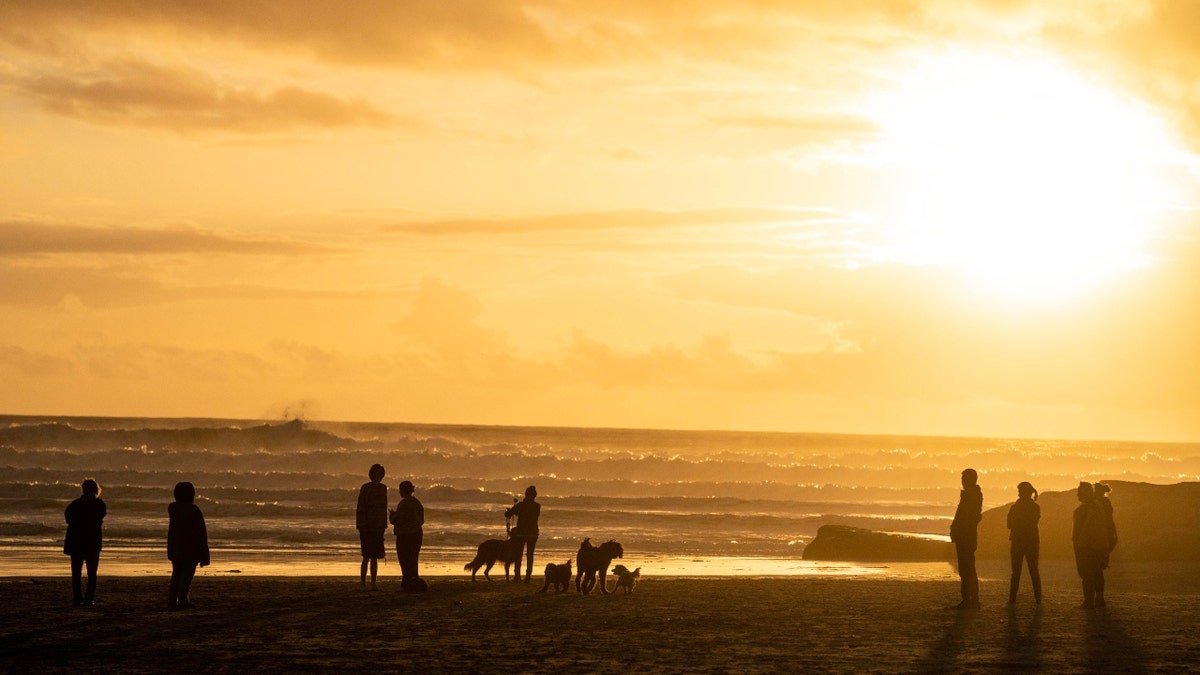 Black's Beach at sunset