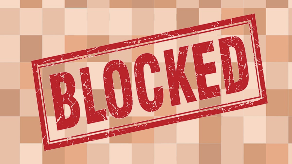 Blocked stamp on censored images