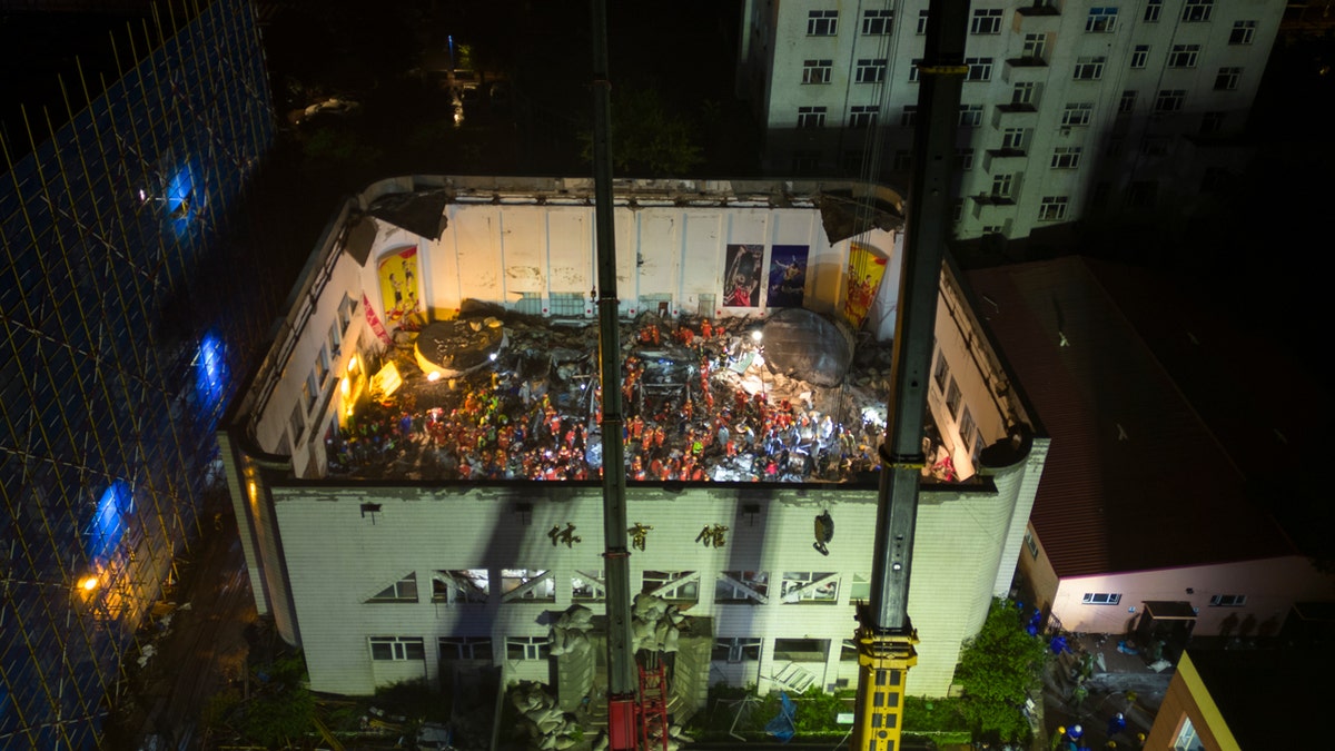 China School Roof Collapse