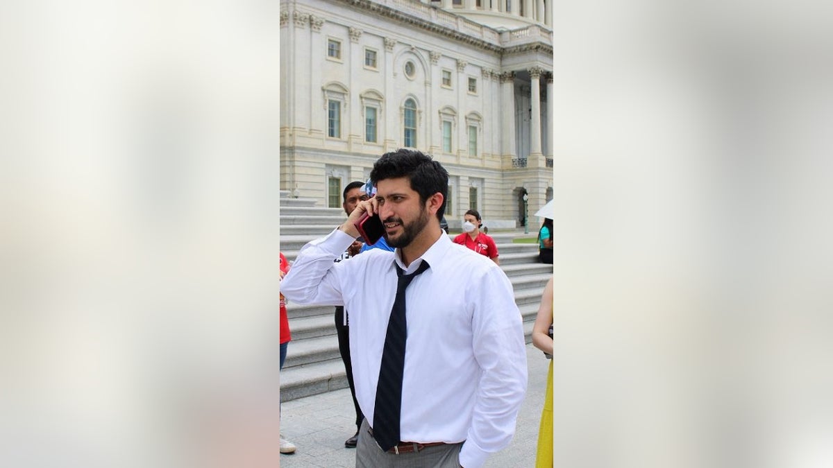 Greg Casar on strike in Washington
