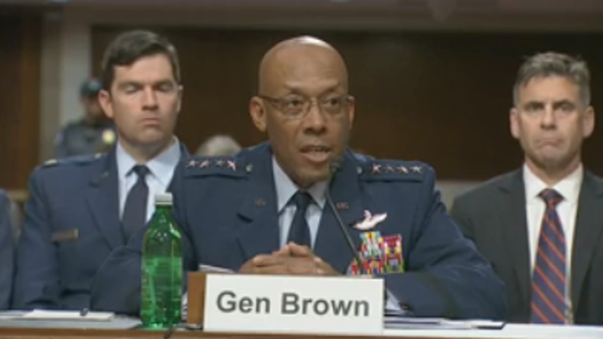 Air Force Gen. Charles Q. Brown Jr. on Capitol Hill