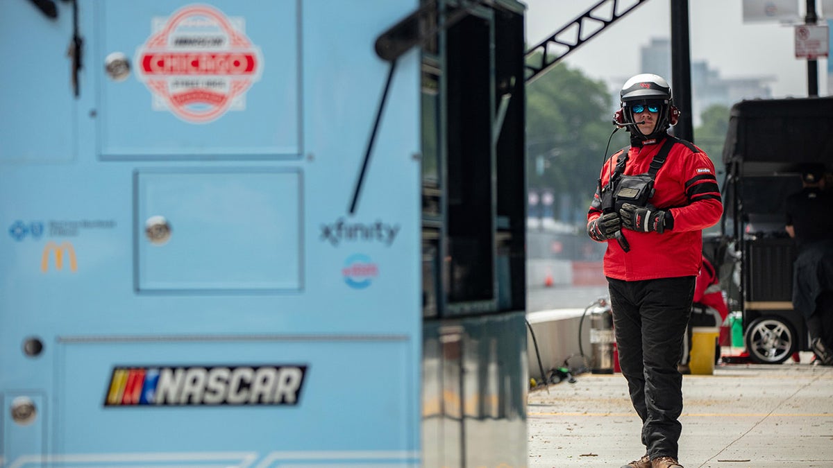 Chicago Street Race pit crew member