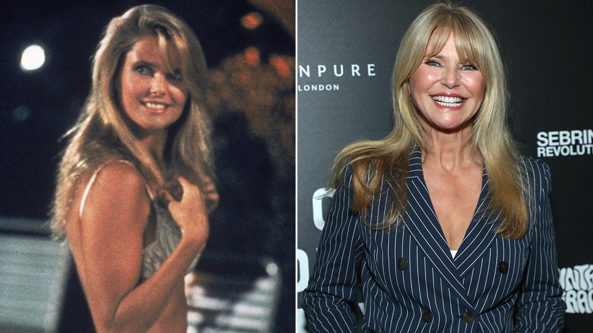 Christie Brinkley then and now split