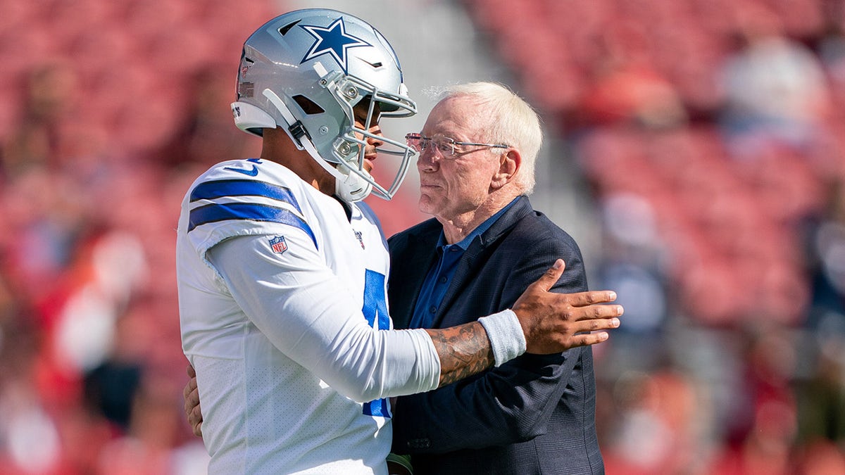 FOX Sports: NFL on X: Cowboys owner Jerry Jones says 49ers are