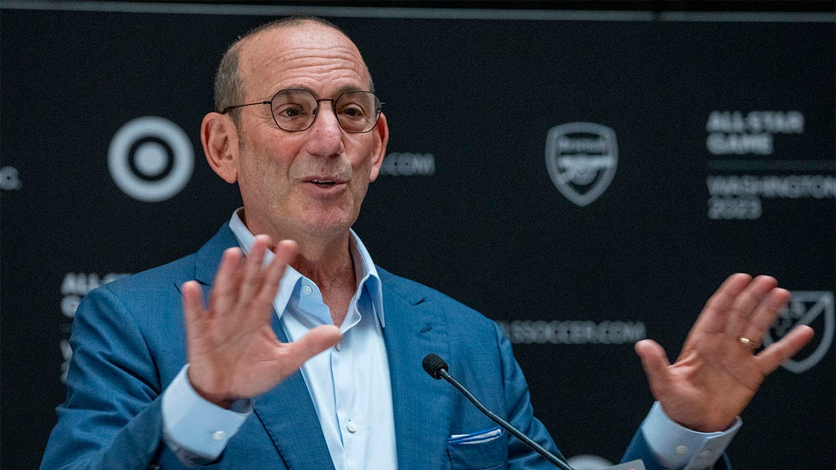 Don Garber speaks to reporters