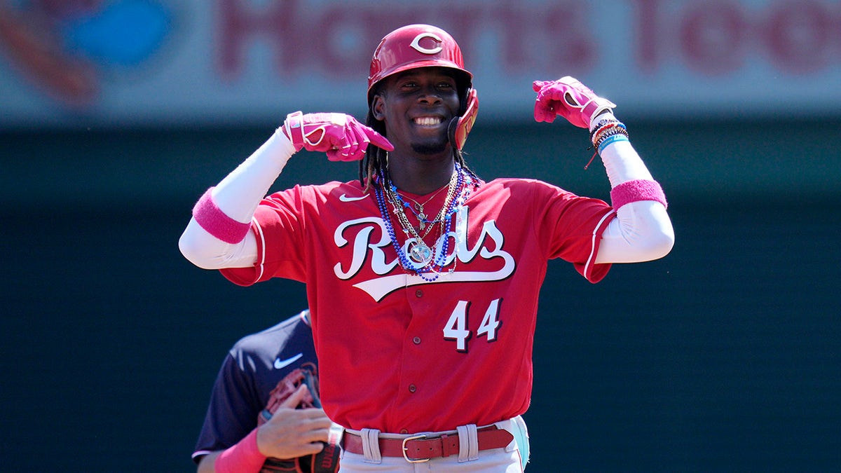 Elly De La Cruz gets last laugh after Nationals had his bat checked before monster home run | Fox News