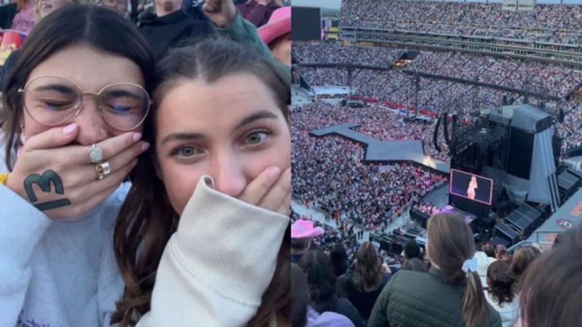 two girls at taylor swift concert