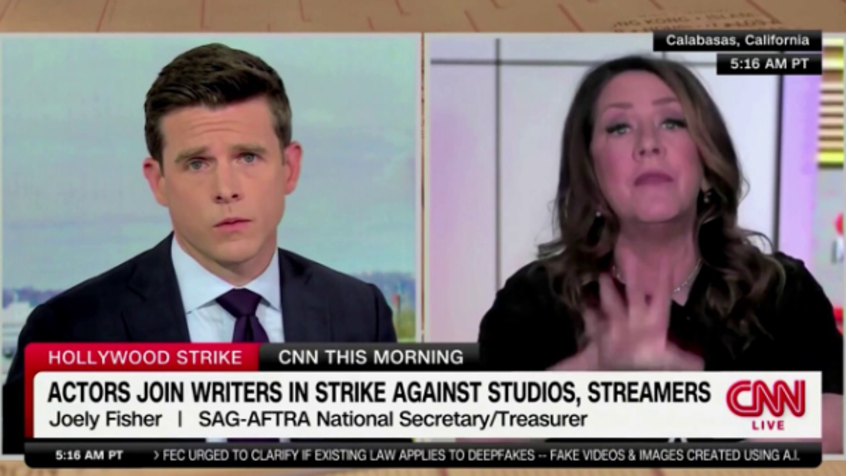 Joely Fisher on CNN
