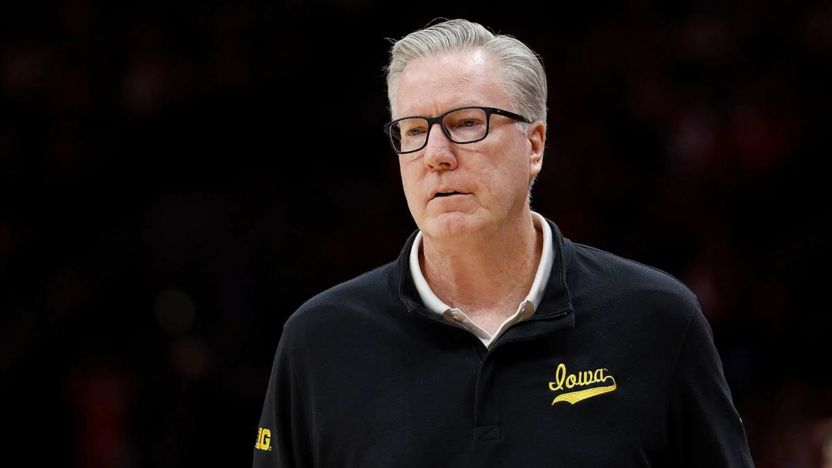 Iowa coach Fran McCaffery stands on the sideline