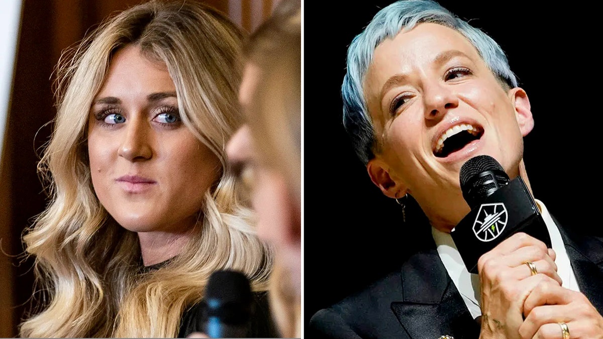 Riley Gaines lashes out at Megan Rapinoe: She hopes women lose out on  chances