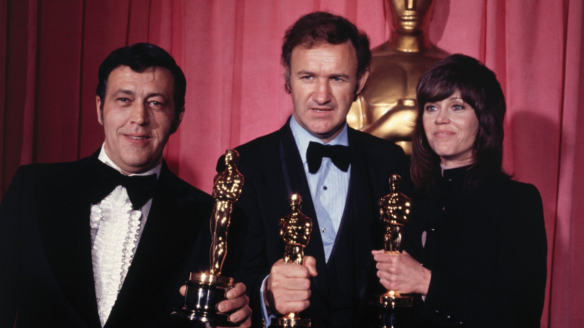 Gene Hackman with Best Actor Oscar