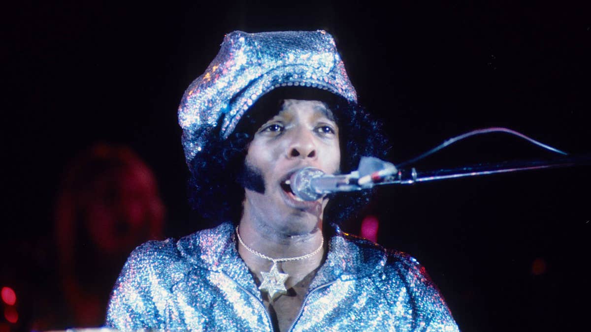 Sly Stone performing onstage